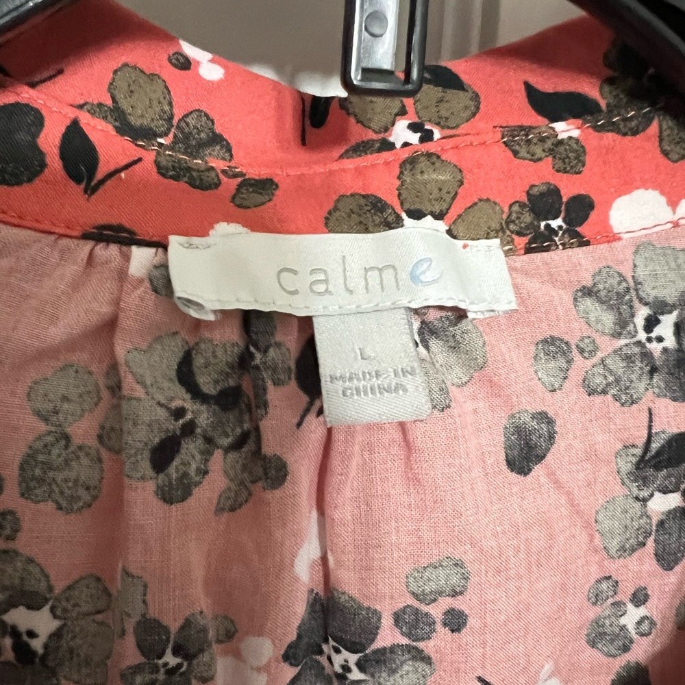 Johnny Was Calme Floral Button Down Blouse - Picture 4 of 4
